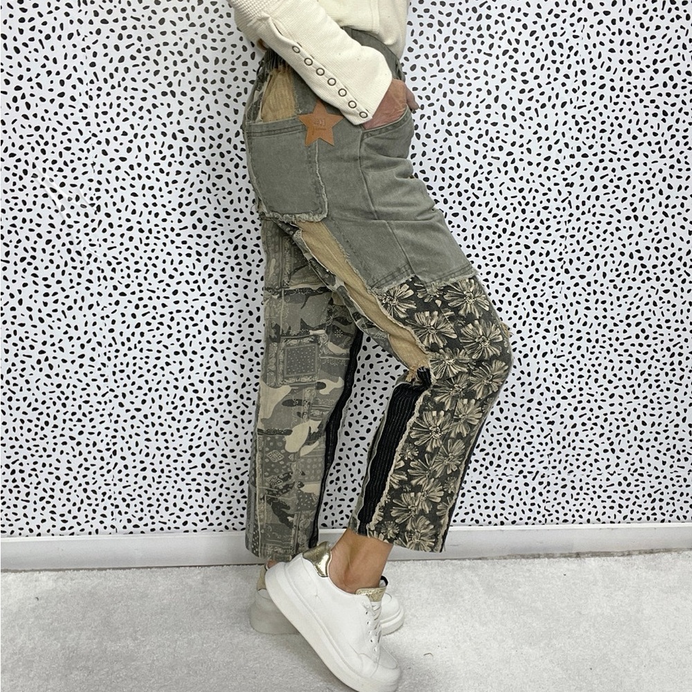 Oli & Hali It’s Your Thing Patchwork Twill Jeans